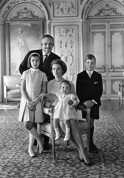 Rainier III Grimaldi et Grace Kelly en 1966